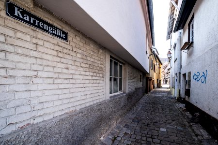 Karrengäßle in Tübingen Blickrichtung Süden 2019