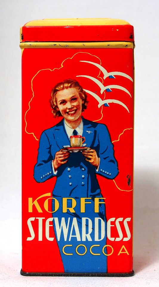 Korff Stewardess cocoa blik, foto 1