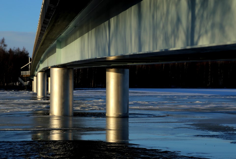 Korkeasaarensilta Oulu 20160130