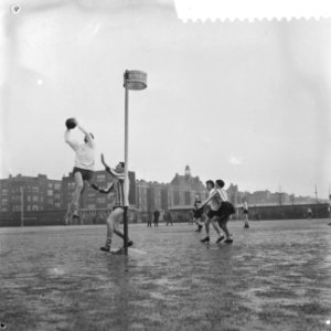 Korfbal Westerkwartier tegen Roda(Westzaan) 4-7, Bestanddeelnr 910-0486