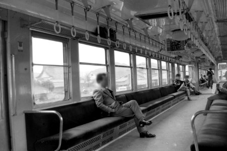 Kotoden 1072 inside 19880316