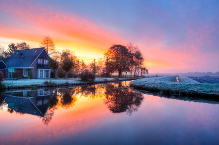 Landscape nature sun