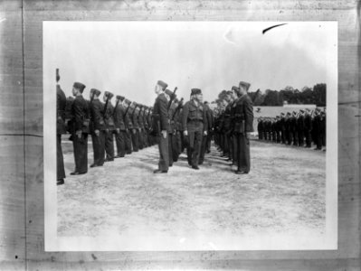 Korps Mariniers in Camp Lejeune (North Carolina). Brigade-generaal Alfred H. Nob, Bestanddeelnr 934-8030