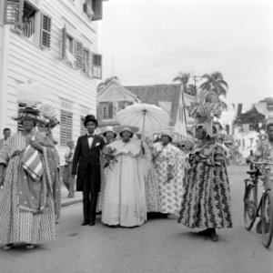 Kotto Missies bij de bijeenkomst op het Gouvernementsplein in Paramaribo, Bestanddeelnr 252-4412