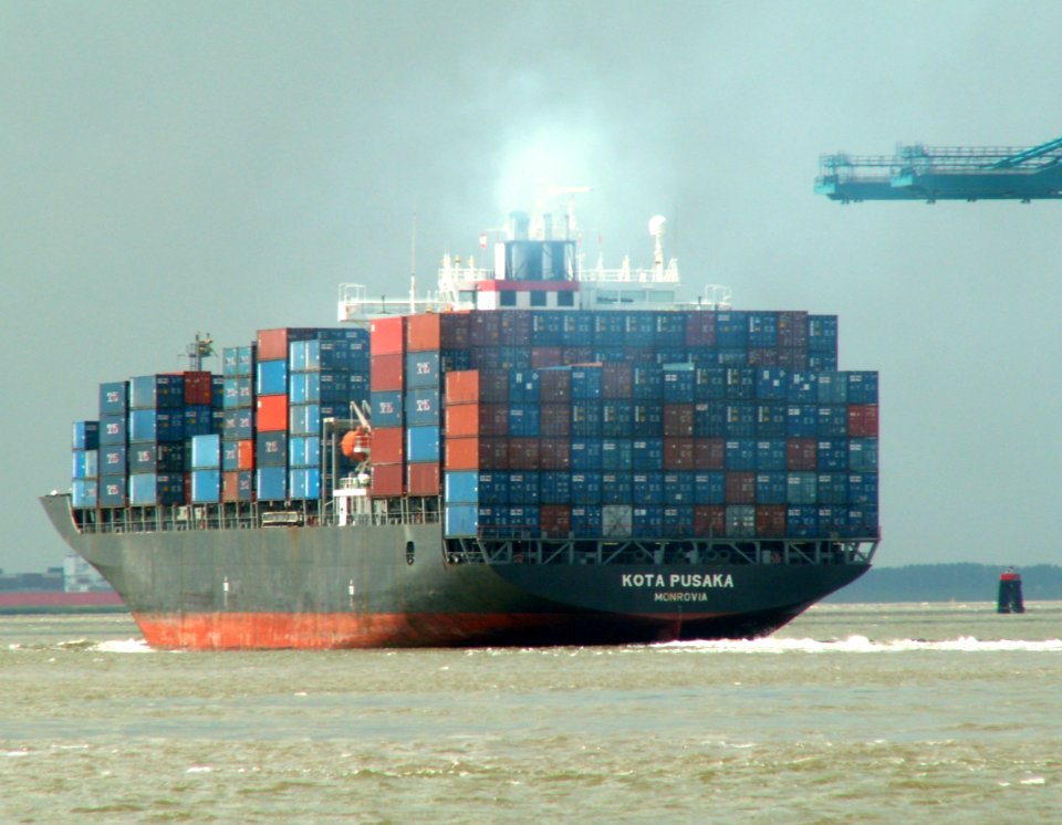 Kota Pusaka (IMO 9121247), at Port of Antwerp, Belgium 23-May-2005