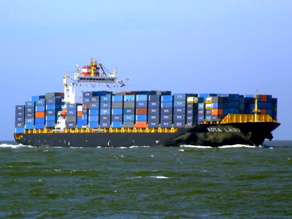 Kota Laju IMO 9340752 approaching Port of Rotterdam, Holland 19-Apr-2007