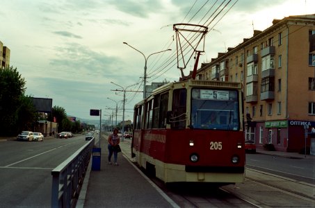 Krasnoyarsk tram 205 2020-08