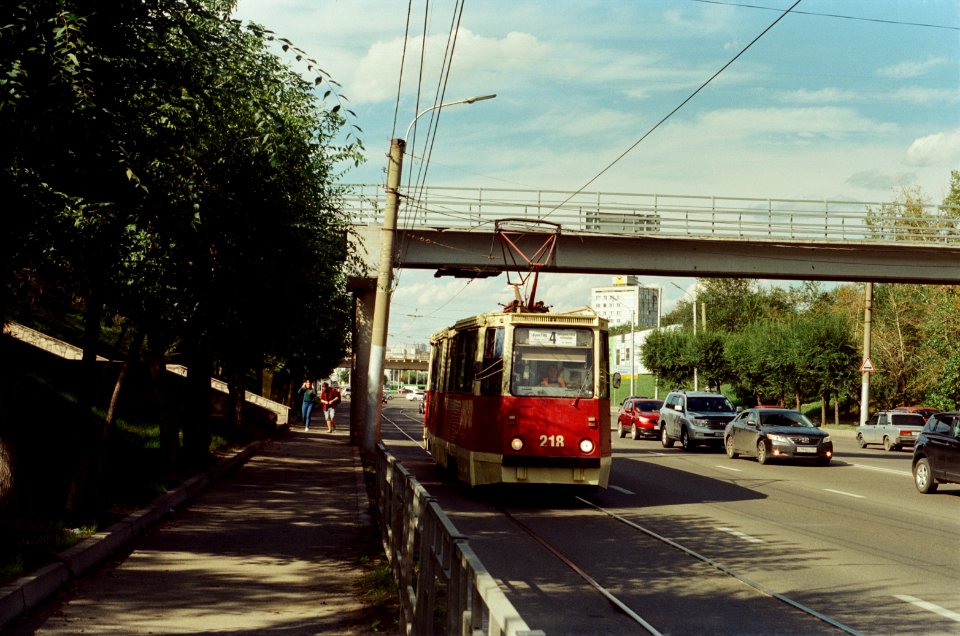 Krasnoyarsk tram 218 2020-08