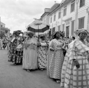 Kotto Missies bij de bijeenkomst op het Gouvernementsplein in Paramaribo, Bestanddeelnr 252-4410