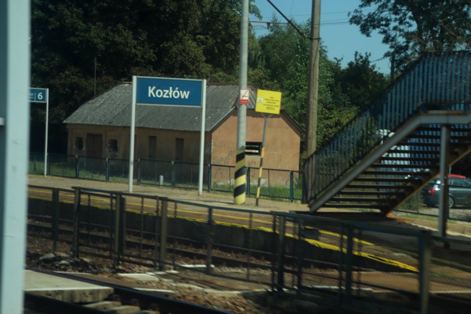 Kozłów train station lesser poland province august 2018