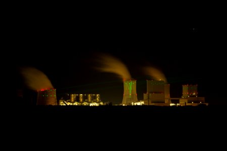 Kraftwerk Boxberg - Lasershow TransNaturale