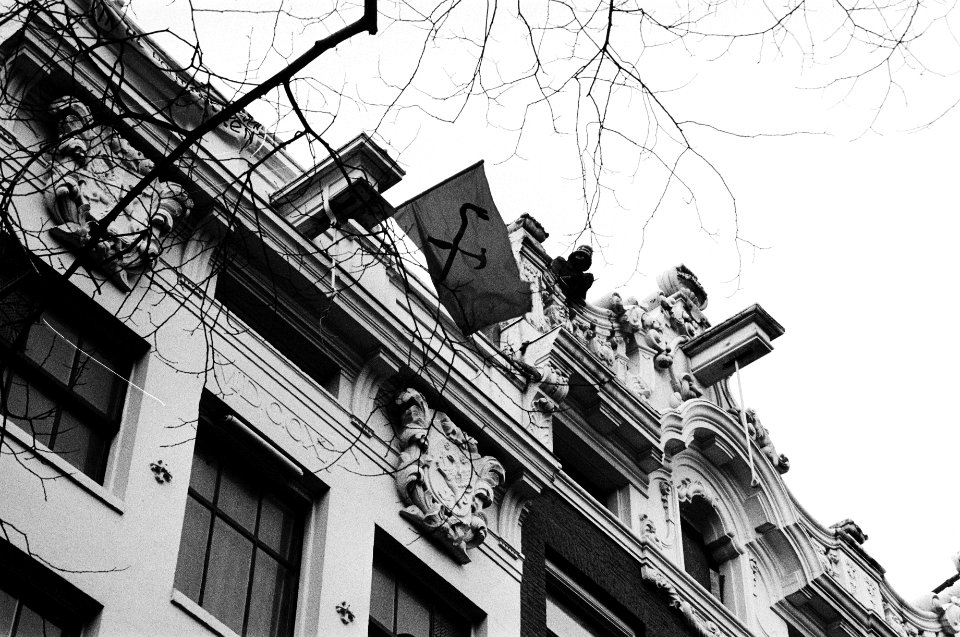 Kraakpanden aan de Keizersgracht 242 252 Krakersvlag, Bestanddeelnr 930-6313
