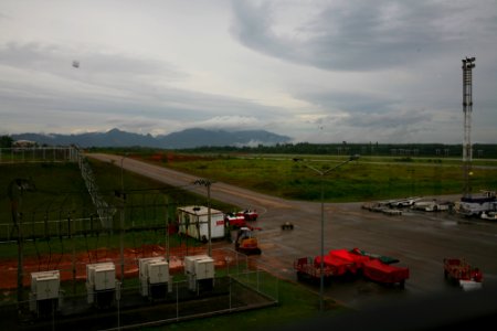 Krabi International Airport, Thailand, runway area