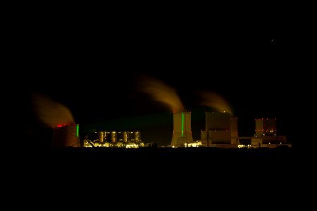 Kraftwerk Boxberg - Lasershow TransNaturale 2