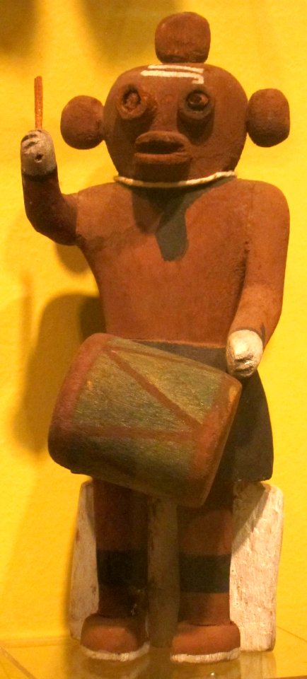 Koyemsi (mud head clown) kachina, Arizona, Hopi people, Honolulu Museum of Art