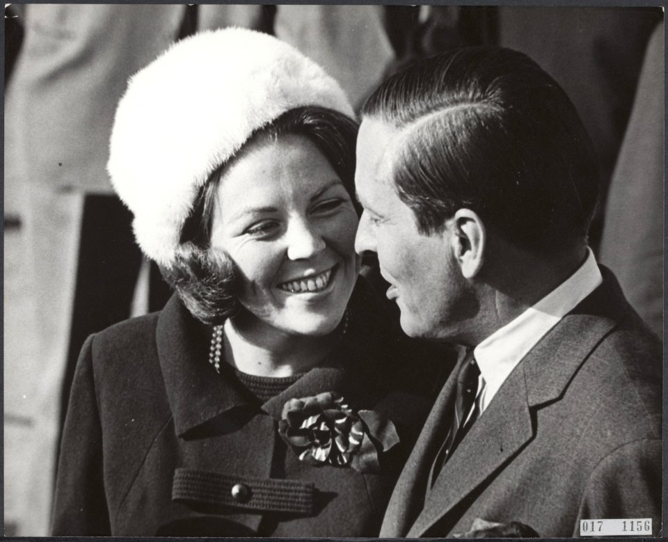 Koninklijk huis, prinsessen, prinsen, portretten, Beatrix, prinses, Claus, prins, Bestanddeelnr 017-1156