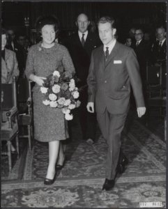 Koninklijk huis, prinsessen, openingen, congressen, ministers, Beatrix, prinses,, Bestanddeelnr 017-0632