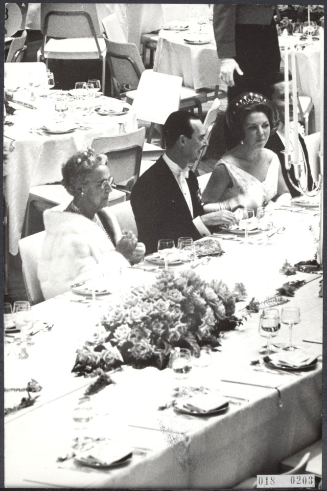 Koninklijk huis, prinsessen, maaltijden, groothertogen, Armgard, prinses van Lip, Bestanddeelnr 018-0203