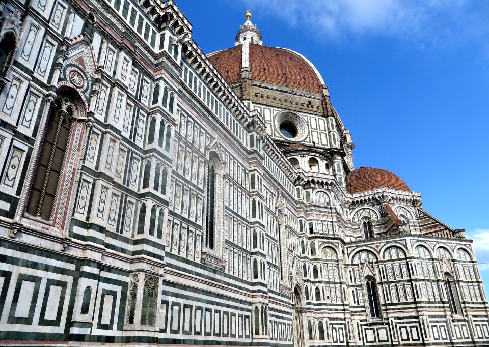 Cathedral tuscany facade photo