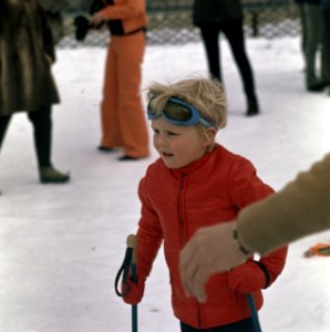 Koninklijke familie met wintersportvakantie in Lech. Prins Willem-Alexander, Bestanddeelnr 254-9189