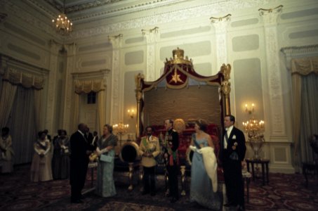 Koninklijk Paar en Prinses Beatrix en Prins Claus in Ethiopie voorbereiding e.d, Bestanddeelnr 254-8857