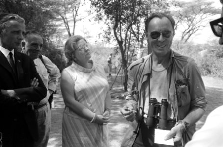 Koninklijk paar in Ethiopie, Koningin Juliana en Prins Bernhard kampeerden 3 dag, Bestanddeelnr 922-0750