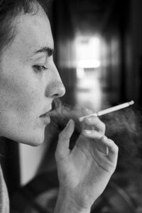 Nicotine harmful dependent