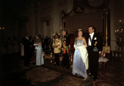 Koninklijk Paar en Prinses Beatrix en Prins Claus in Ethiopie Koninklijke Famil, Bestanddeelnr 254-8867