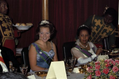 Koninklijk Paar en Prinses Beatrix en Prins Claus in Ethiopie Prinses Beatrix, Bestanddeelnr 254-8871