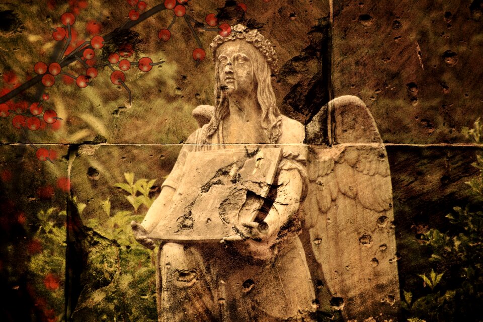 Stone wall sculpture face