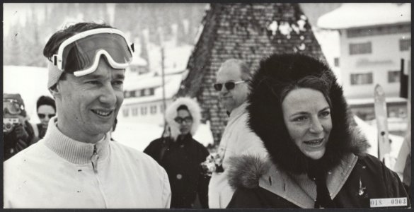 Koninklijke familie in Lech. Prinses Irene en prins Carlos Hugo, Bestanddeelnr 018-0903