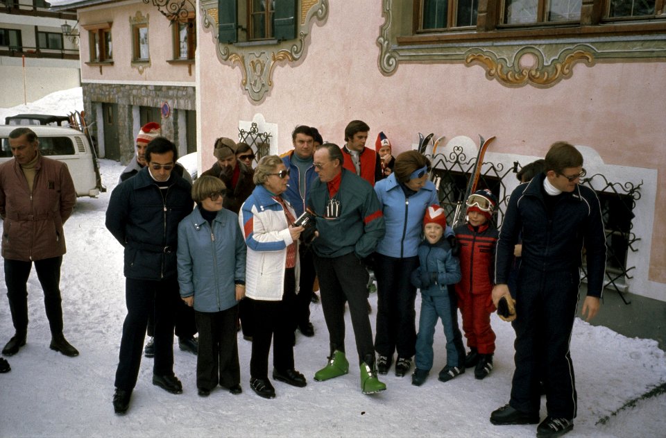 Koninklijke Familie in Lech (groepsfoto niet in 1979), Bestanddeelnr 253-8143