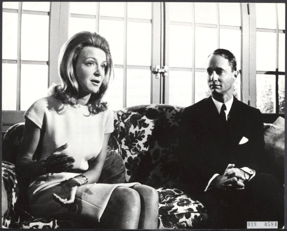Koninklijk huis, prinsessen, prinsen, persconferenties, Carlos Hugo, prins, Cora, Bestanddeelnr 018-0584