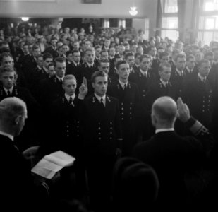 Koninklijk Instituut voor de Marine te Den Helder. Beediging officieren, Bestanddeelnr 904-1866