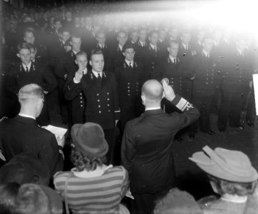 Koninklijk Instituut voor de Marine te Den Helder. Beediging officieren, Bestanddeelnr 904-1853