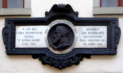 Konstanz, Tafel am Hus-Haus, 3