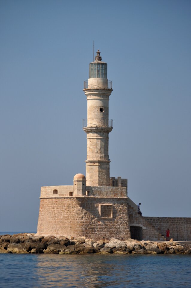 Mediterranean sea view harbour entrance