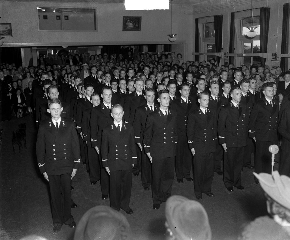 Koninklijk Instituut voor de Marine te Den Helder. Beediging officieren, Bestanddeelnr 904-1855