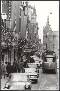 Koninklijk huis, trams, bruiloften, schouwburgen, Leidsestraat, Bestanddeelnr 018-0104