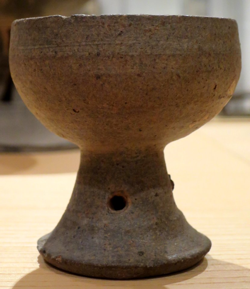 Korean wine cup, Kaya, Honolulu Museum of Art accession 22