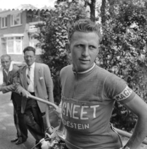 Koppen van Nederlandse renners, die deelnemen aan de Tour de France , Jaap Kerst, Bestanddeelnr 910-4594