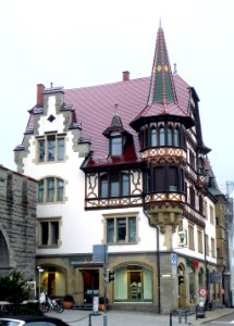 Konstanz, Hirsch-Apotheke von Südwesten, 2