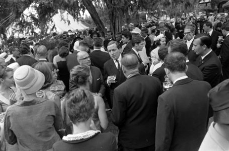 Koninklijke familie op ontvangst Nederlandse Ambassade in Addis Abeba Koninklijk, Bestanddeelnr 922-0536