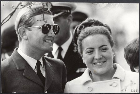Koninklijk huis, prinsessen, rondgangen, tuinen, Margriet, prinses, Bestanddeelnr 018-1314
