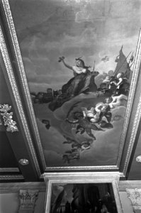 Koninklijk Paleis op de Dam na de restauratie. Reusachtige plafondschilderingen , Bestanddeelnr 921-2837