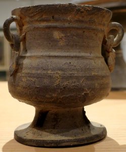 Korean pedestal cup, 5th-6th century, Honolulu Museum of Art 5414.1