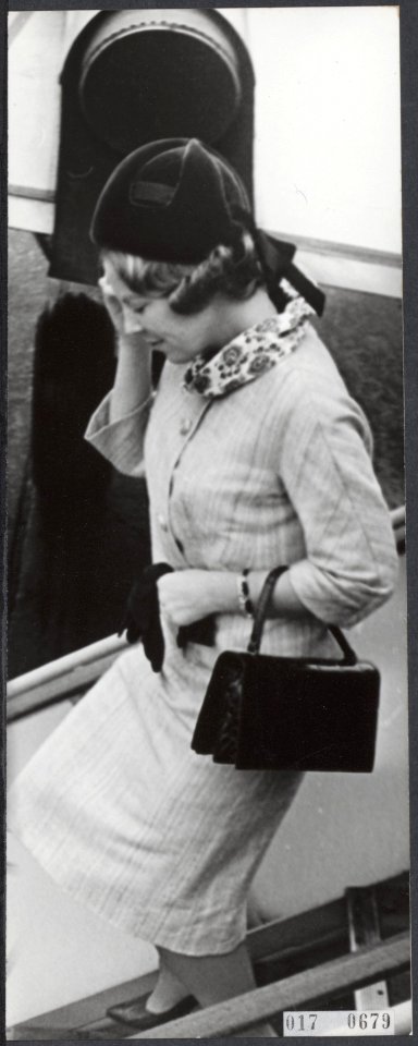 Koninklijk huis, prinsessen, vliegtuigen, Beatrix, prinses, Bestanddeelnr 017-0679