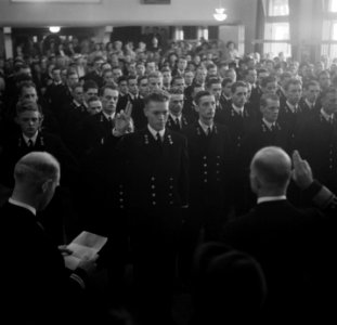 Koninklijk Instituut voor de Marine te Den Helder. Beediging officieren, Bestanddeelnr 904-1863