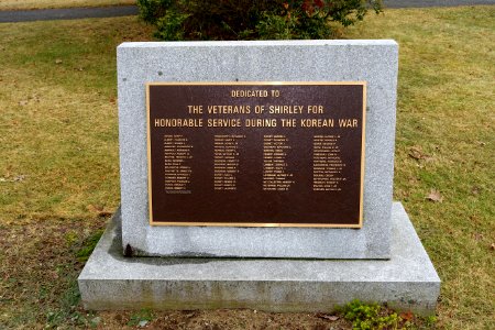 Korean War Memorial - Shirley, Massachusetts - DSC09089 photo