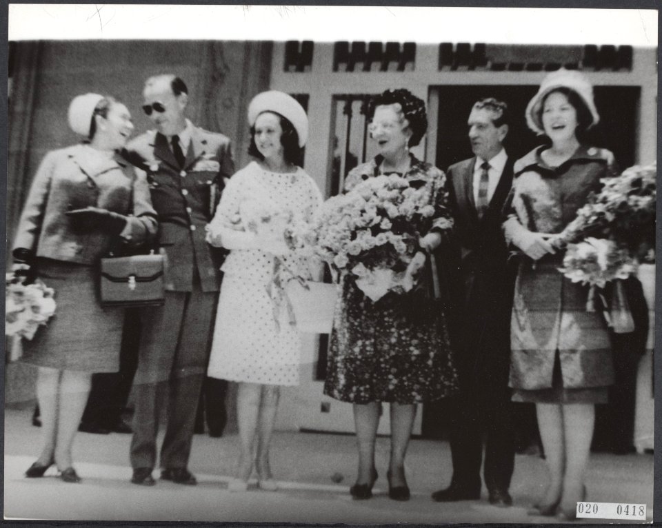 Koninklijk huis, staatsbezoeken, koninginnen, prinsessen, presidenten, residenti, Bestanddeelnr 020-0418